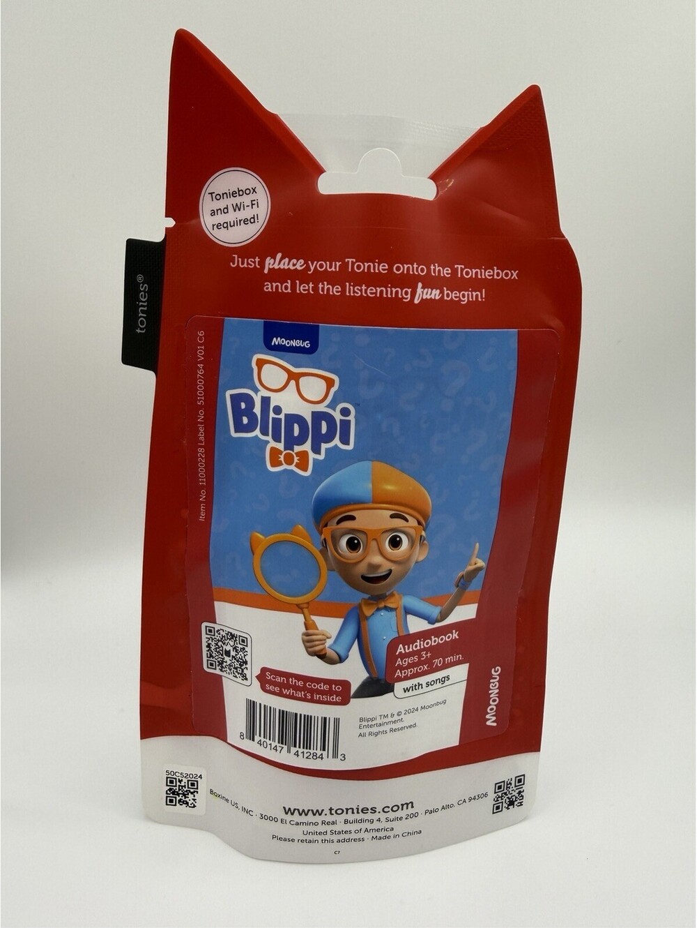 Tonies Blippi Audiobook Figure for Toniebox Audio System - Picture 2 of 4